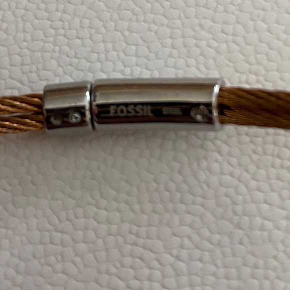 Fossil gold plated bracelet - Picture 2 of 2